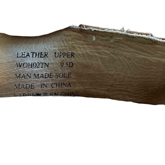 Avaron Brown Leather Mary Janes Comfort Shoe - 9.5 - Picture 10 of 13